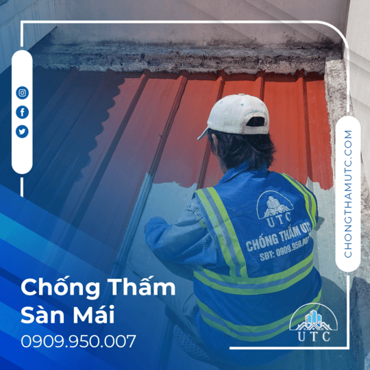 chống thấm sàn mái